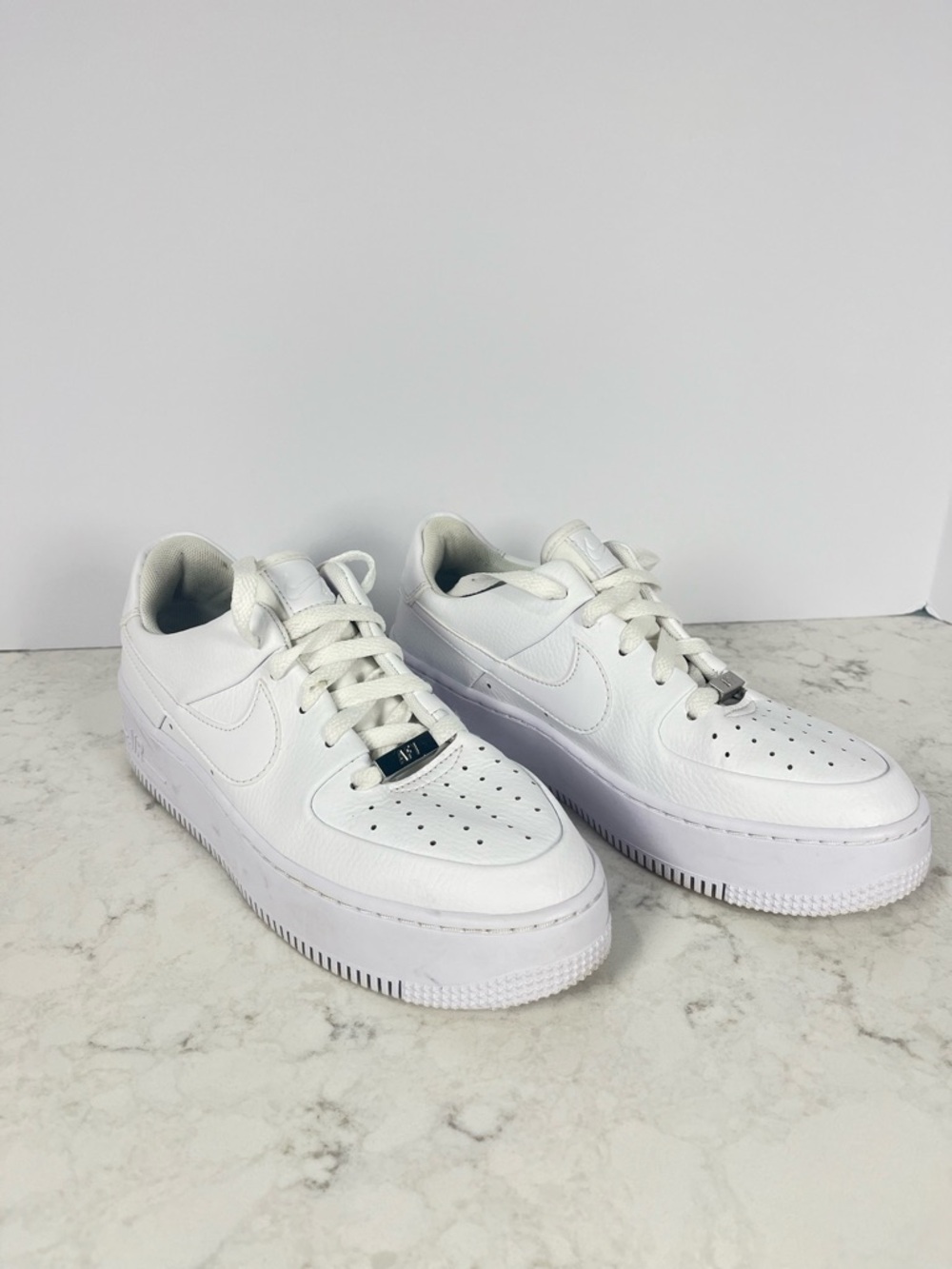 Nike Air Force 1 sage Low  Sneakers . Triple white